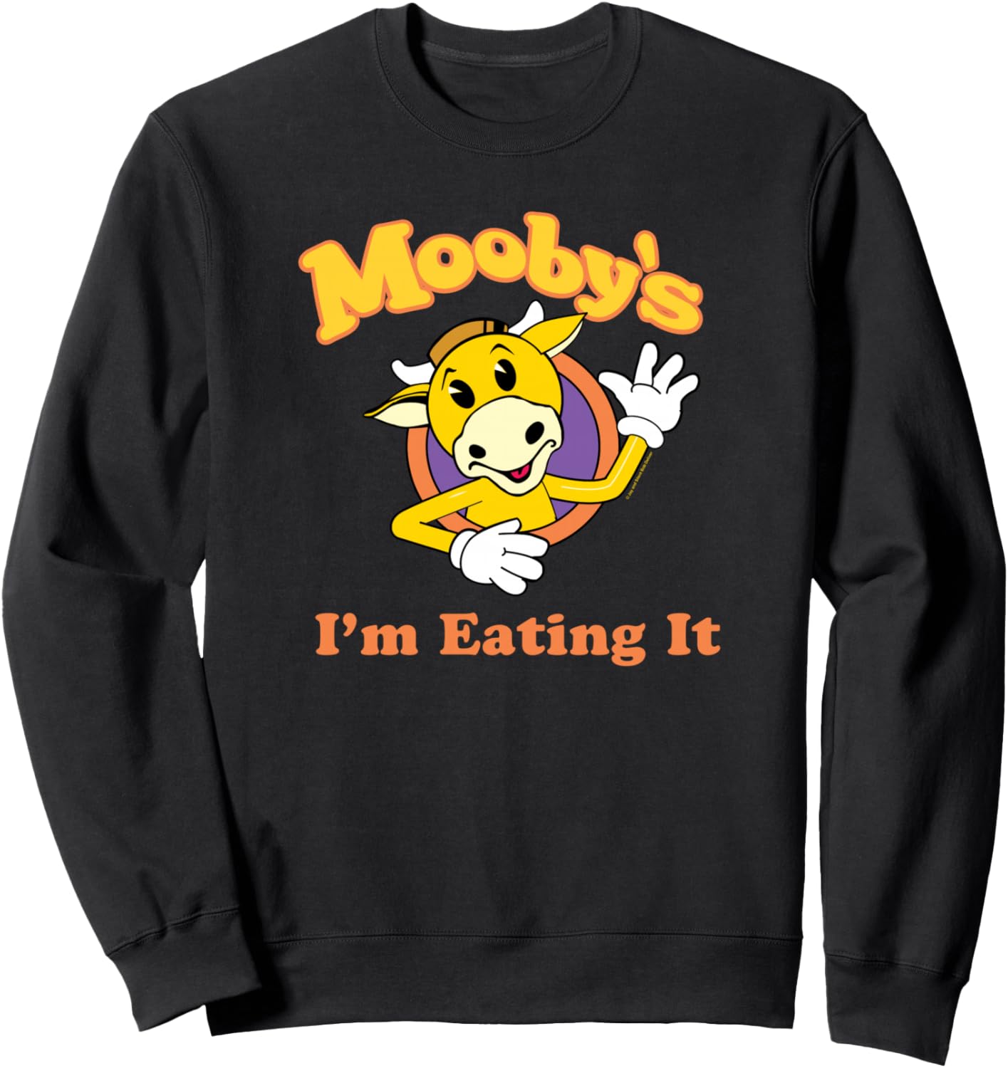 

Толстовка с изображением талисмана Джея и Молчаливого Боба Муби «Волна» и надписью «Я это ем» Jay & Silent Bob, черный