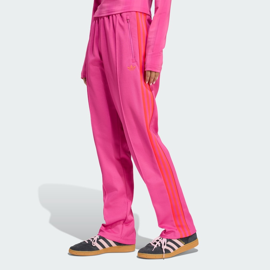 Обычные брюки ADIDAS ORIGINALS Graphic Track, розовый — фото 2