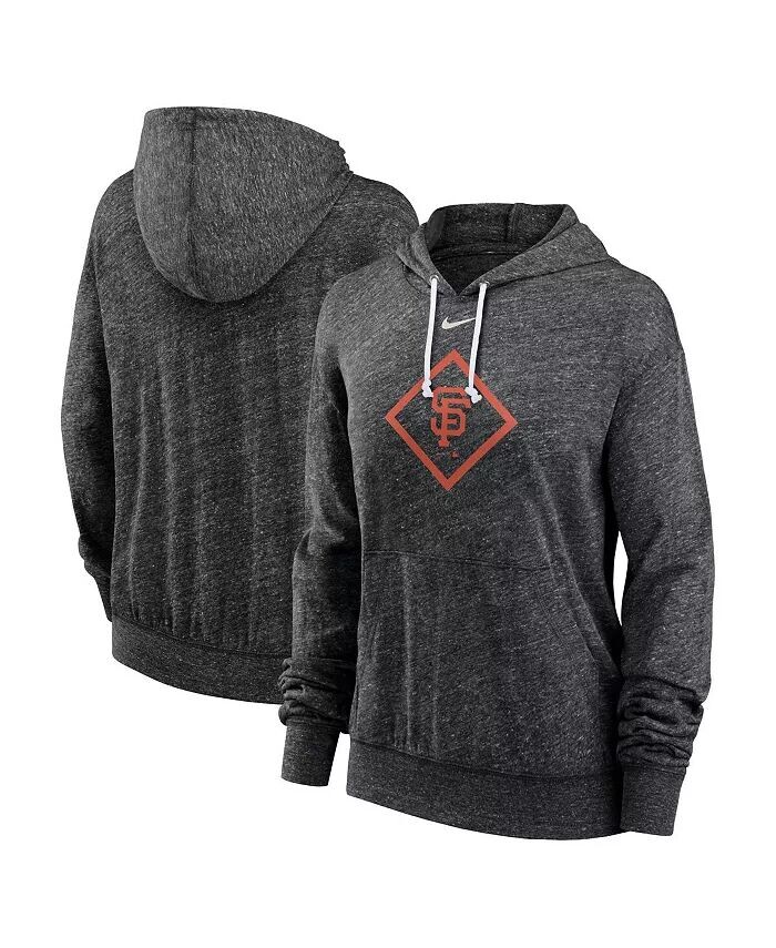 

Женский черный пуловер с капюшоном в винтажном стиле San Francisco Giants Diamond Icon Gym Nike