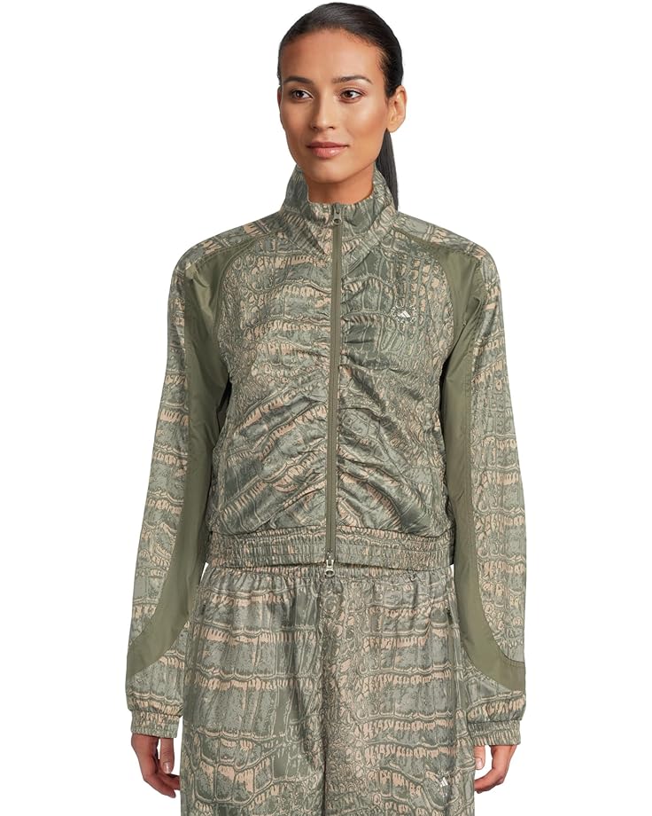

Женская куртка-толстовка Adidas by Stella McCartney Printed Jn2213, Soft Powder Legacy Green Willow Grey