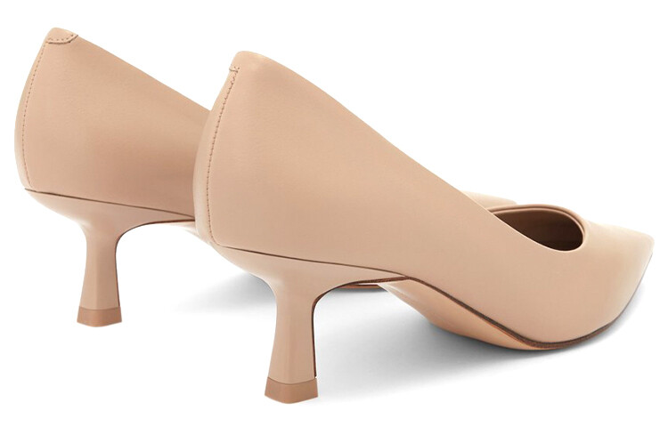 Туфли Мэри Джейн женские низкие телесные Charles&Keith — фото 3