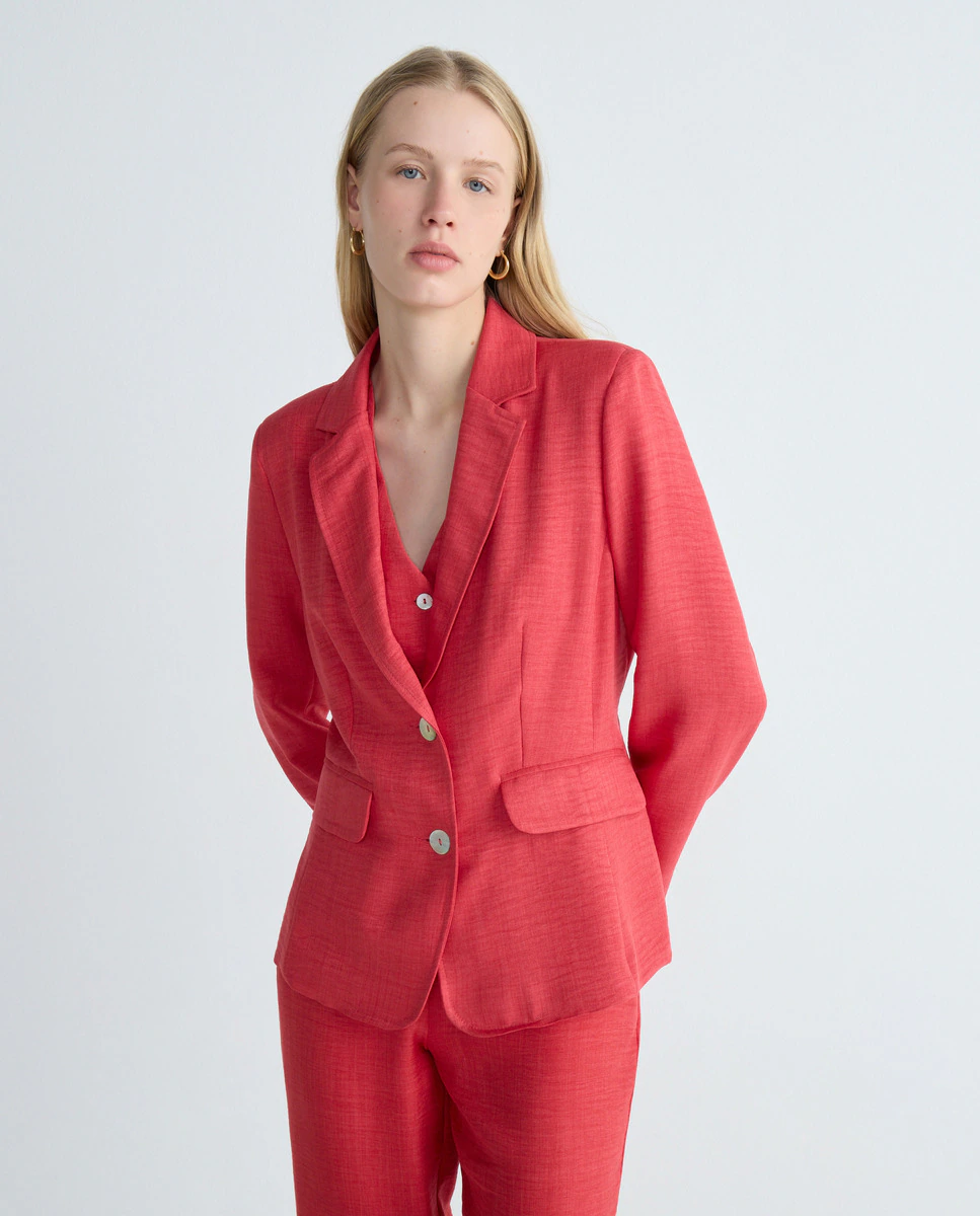 

Женская однотонная куртка Zermatt, коралловый