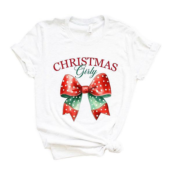 

Футболка с принтом Coquette Christmas Girly Simply Sage Market, White