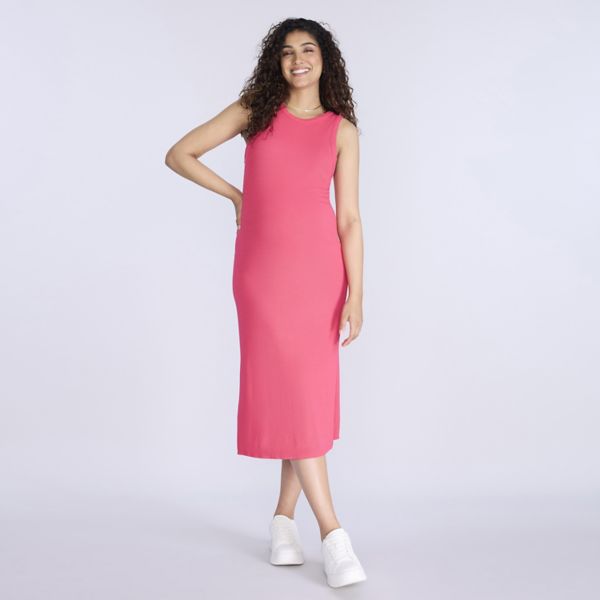 

Беременное платье-майка с racerback Motherhood, цвет raspberry