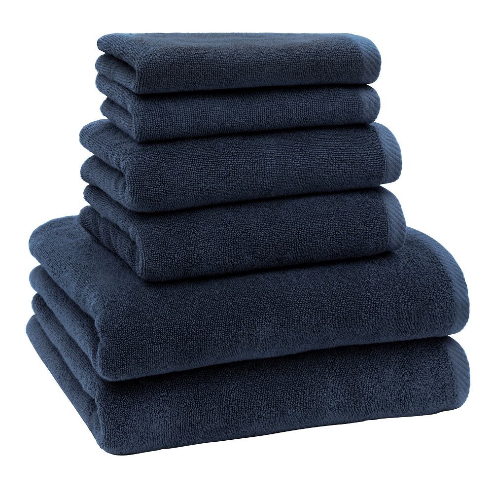 

Linum Home Textiles Набор банных полотенец Ediree из турецкого хлопка, 6 шт., цвет Marine