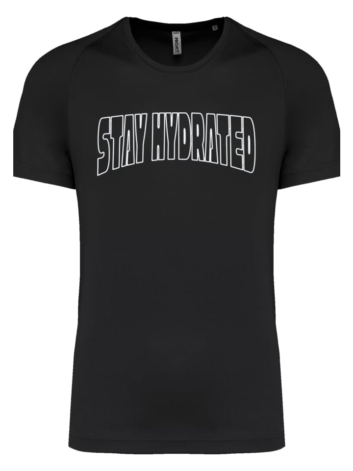 

Футболка спортивная футболка Stay Hydrated черного цвета F4NT4STIC, Черный, Футболка спортивная футболка Stay Hydrated черного цвета F4NT4STIC