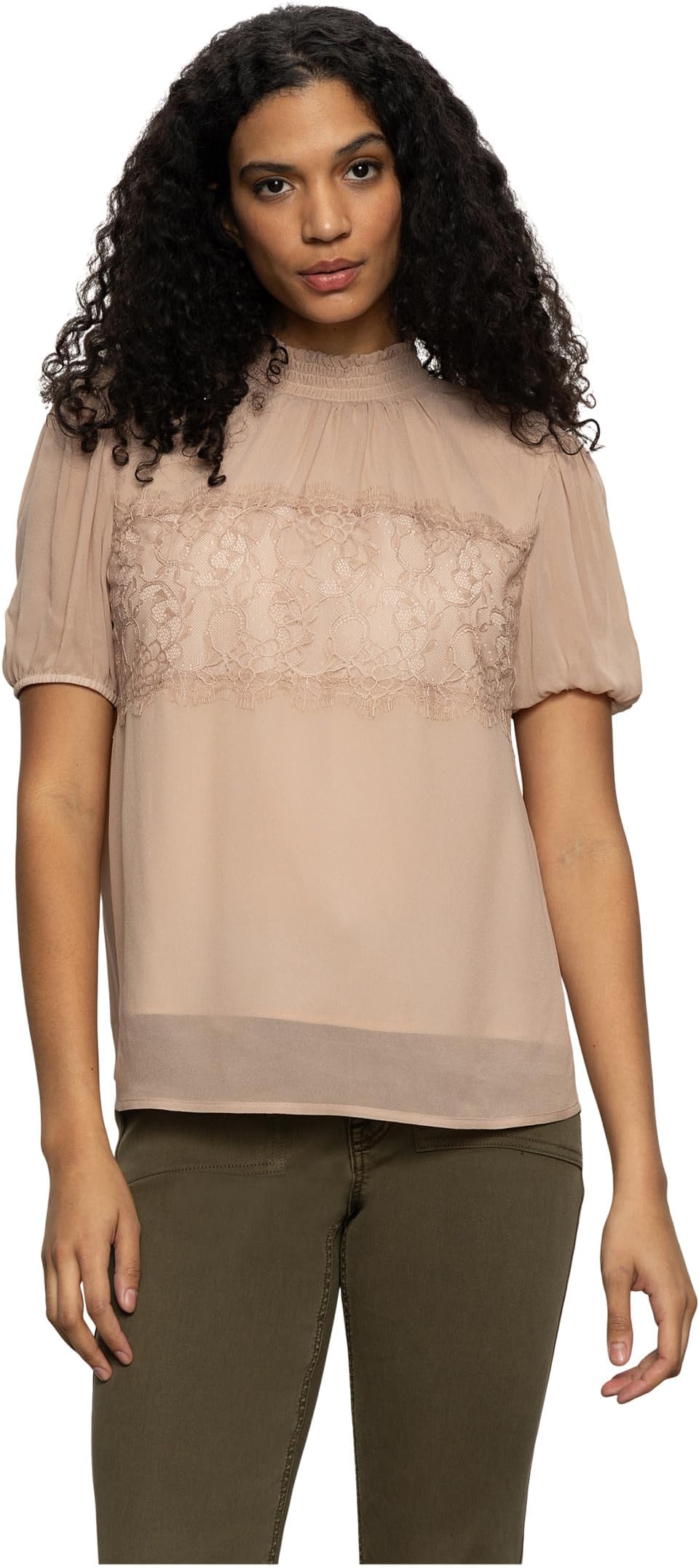 

Топ Sanctuary Sweet Romance Lace Top, цвет Fawn