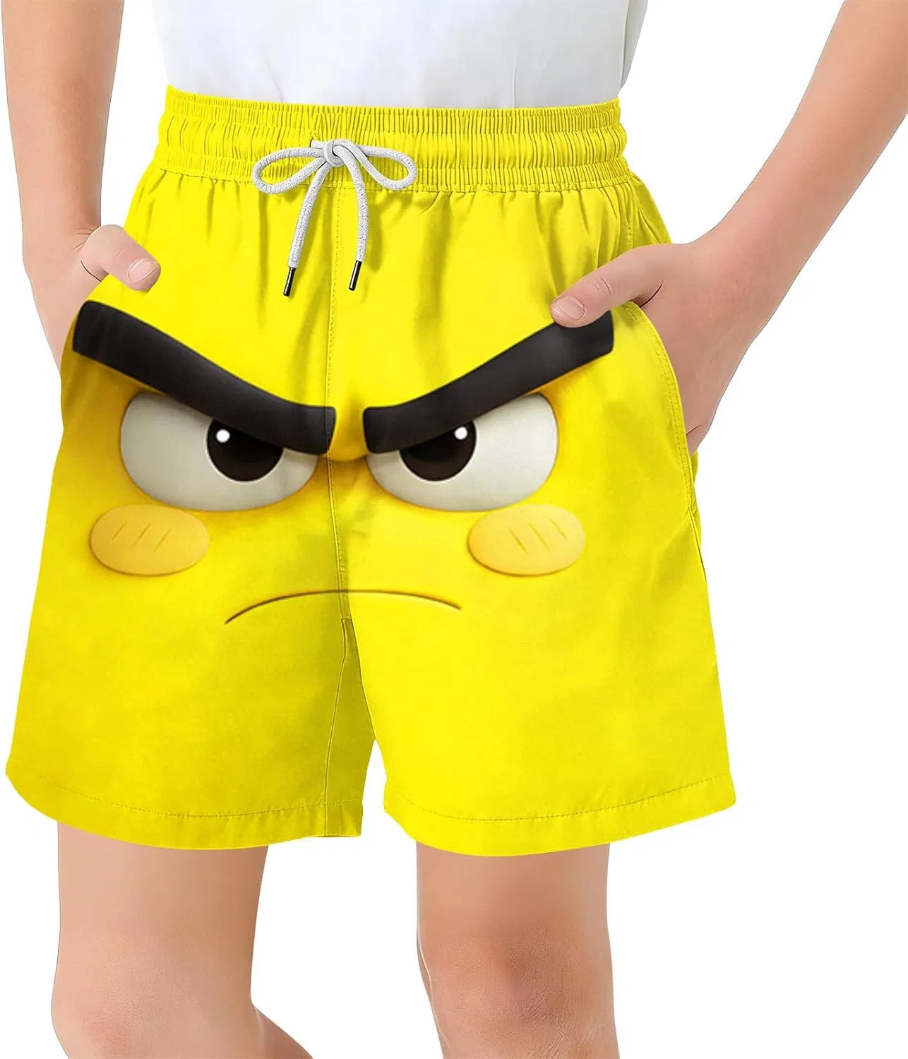 Плавки для мальчиков Funny Swim Trunks, бренд Zzalalana, желтый