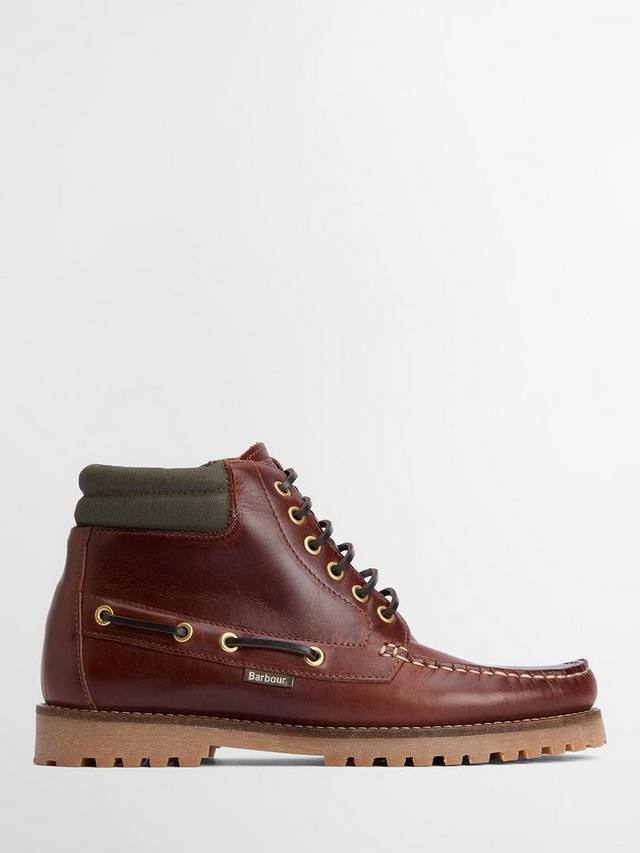 

Модернизированные мокасины для румпеля Barbour, цвет Mahogany