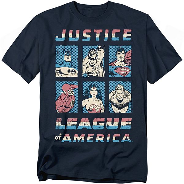 

Футболка Big & Tall DC Comics Justice League Licensed Character