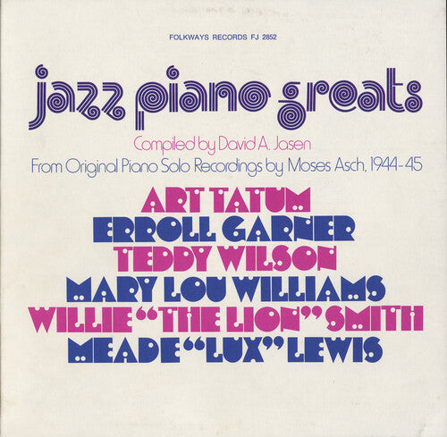 

CD диск Jazz Piano Greats / Various: Jazz Piano Greats / Various