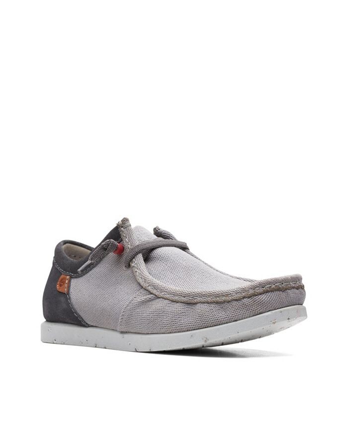 

Мужская комфортная обувь ShacreLite Moc Clarks, цвет Gray Combi