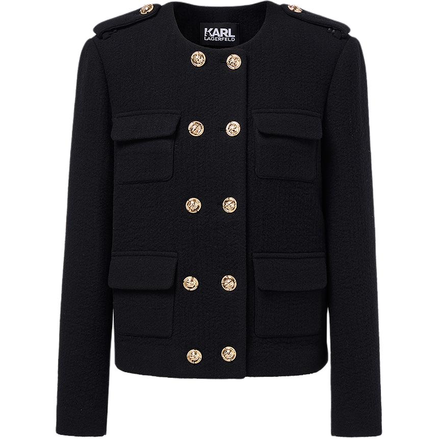 

KARL LAGERFELD / Karl Lagerfeld Jeans Куртка KARL LAGERFELD FW25 женская, Black