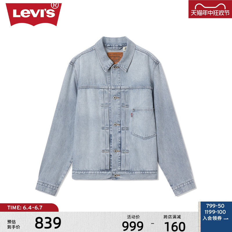 

Куртка мужская Levi's летняя, светло-синий