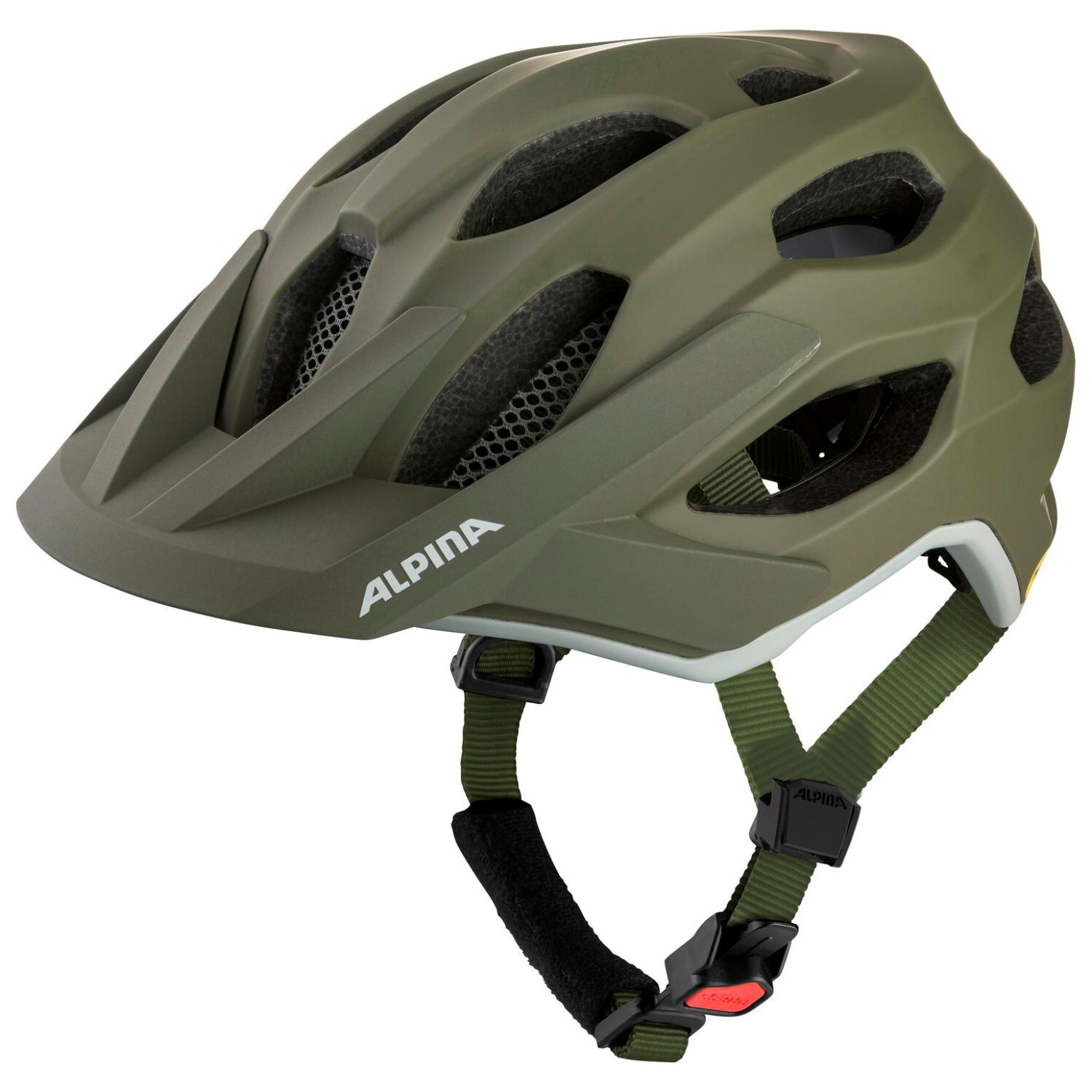 

Велосипедный шлем Alpina Apax MIPS, цвет Olive Matt
