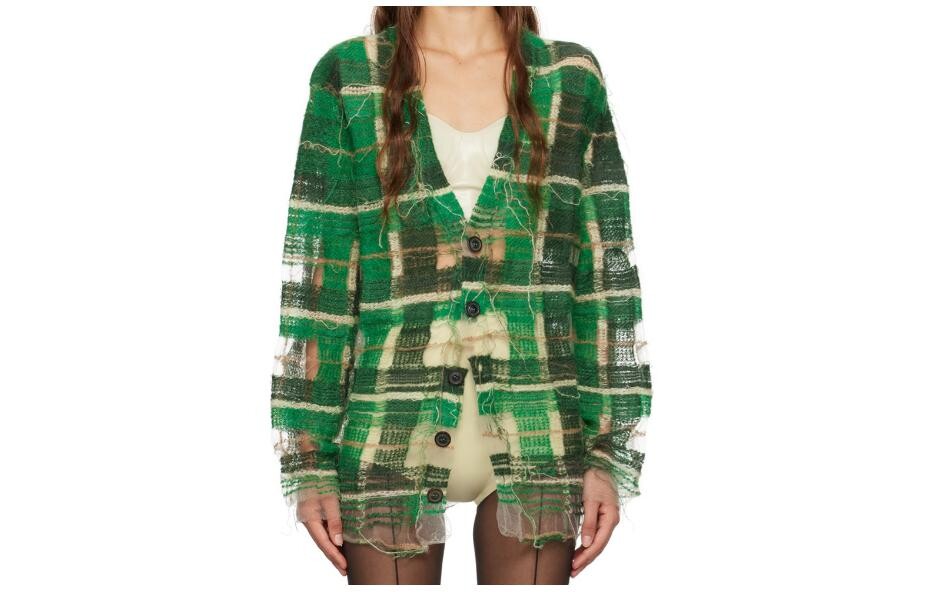 

Трикотаж женский зеленый Maison Margiela