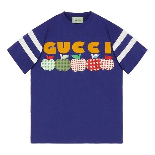 

Футболка GUCCI Fw21 Apple Tee 'Purple', фиолетовый