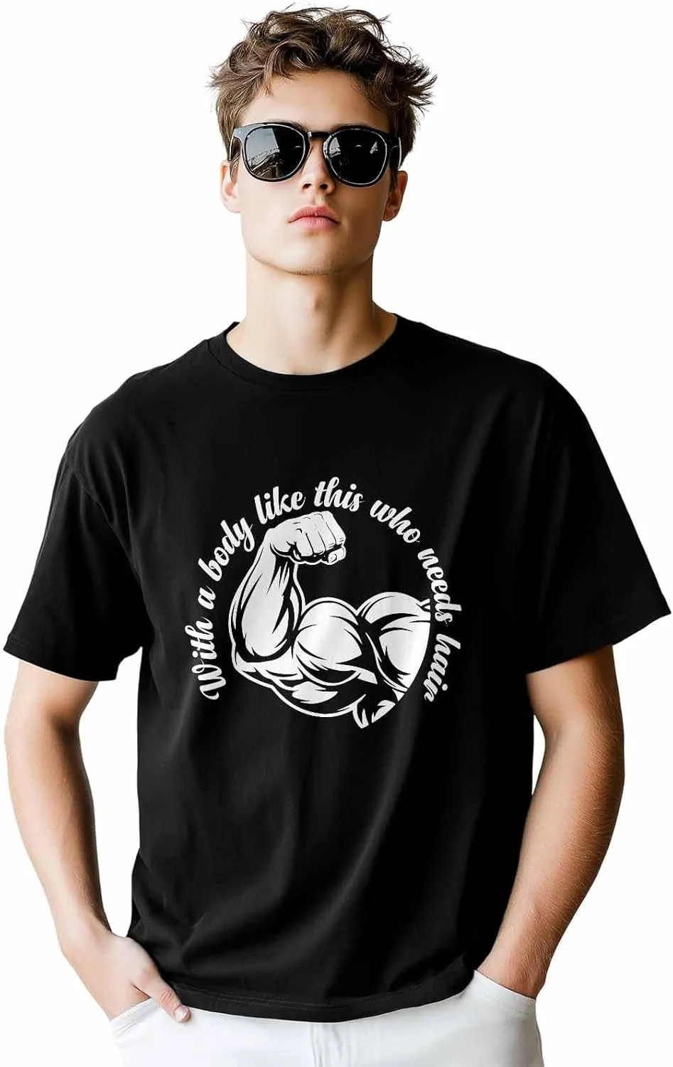 

Футболка мужская Muscle Graphic Tees CosyBright