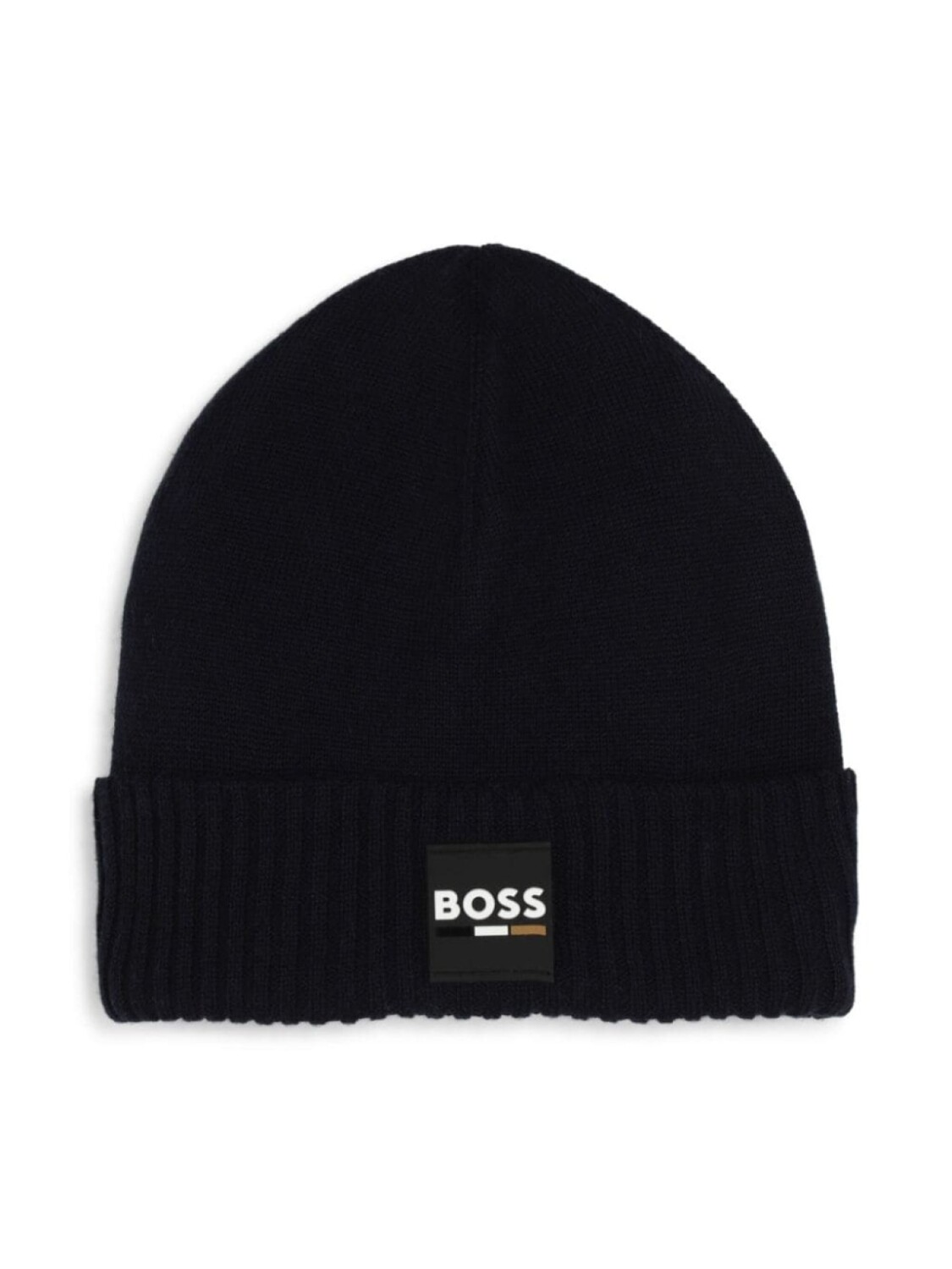 

BOSS Kidswear шапка бини с нашивкой-логотипом, черный