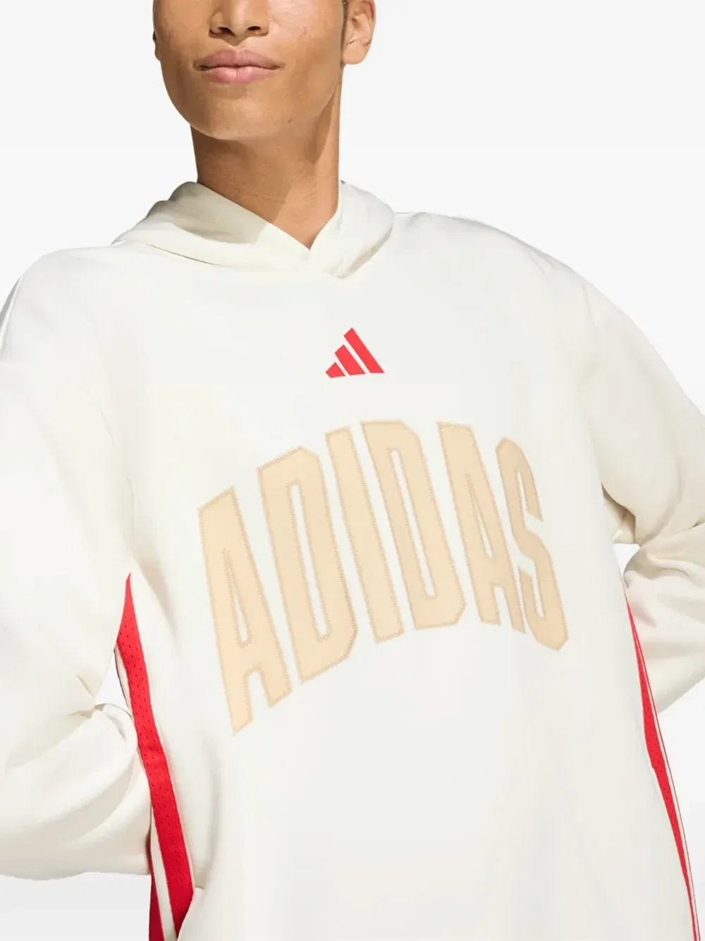 Толстовка с графическим принтом Стадион Adidas, бежевый — фото 3