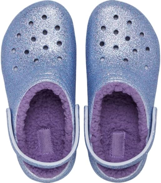 Кроксы для мальчиков Classic Lined с блестками Crocs, Frosted Glitter — фото 4