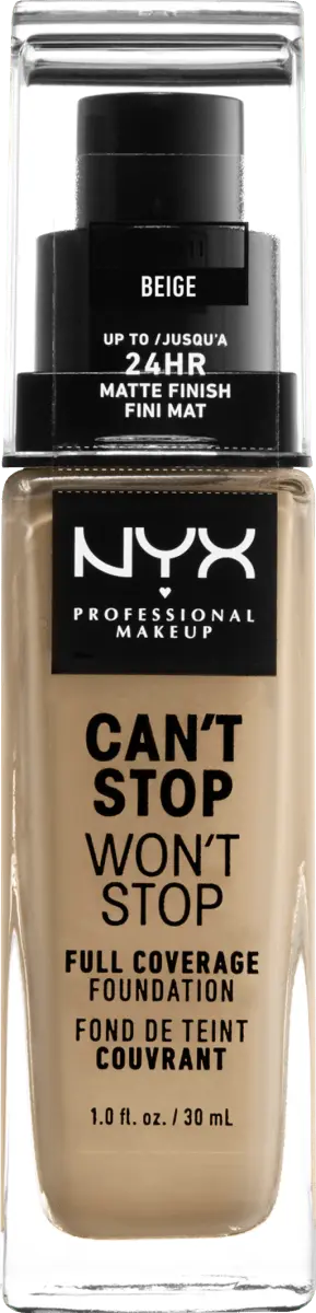 

Тональный крем Can't Stop Won't Stop 24-Hour Beige 11 30мл NYX PROFESSIONAL MAKEUP