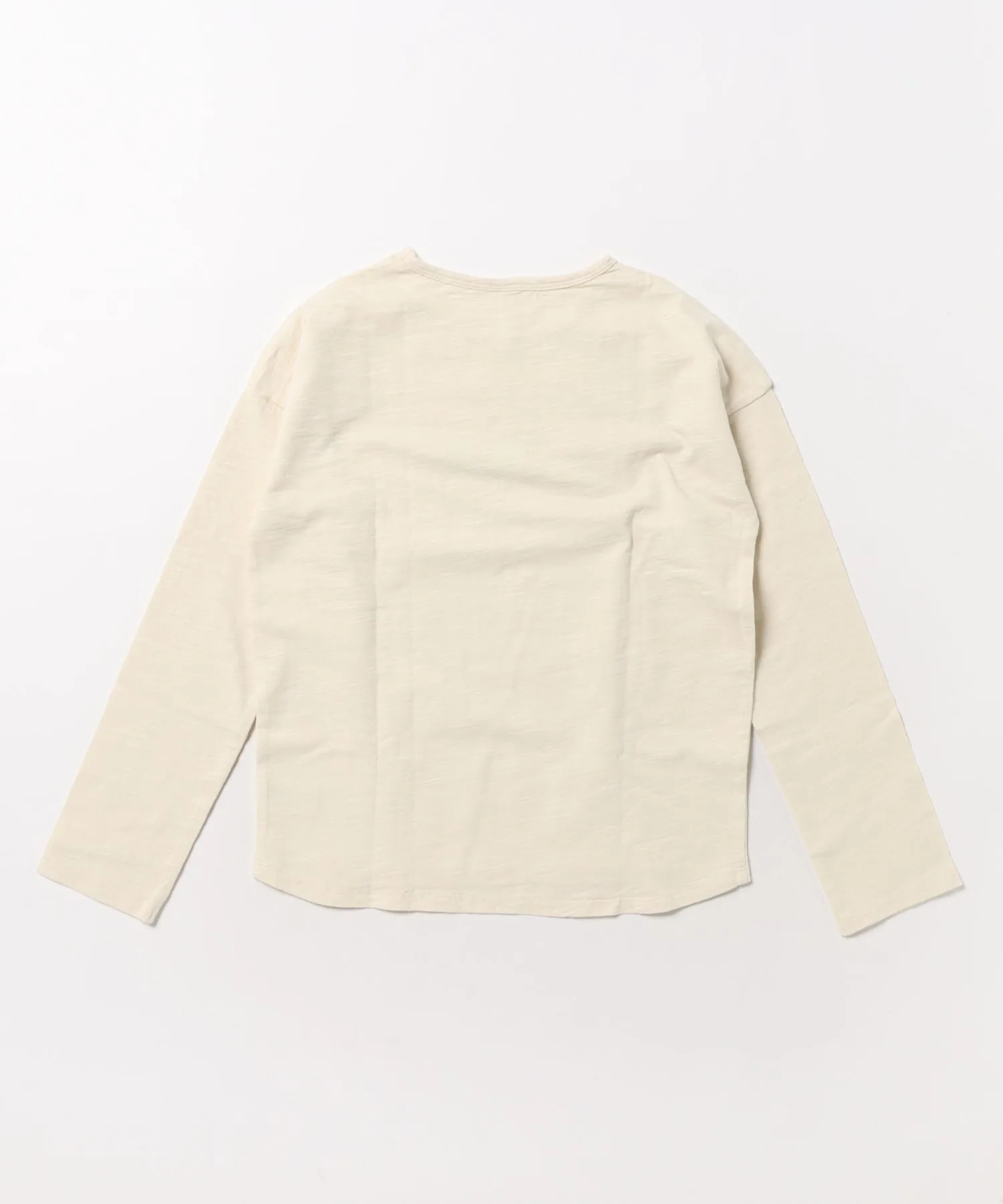 Детская футболка с длинным рукавом Rylee + Cru Long Sleeve Tee натуральный — фото 2