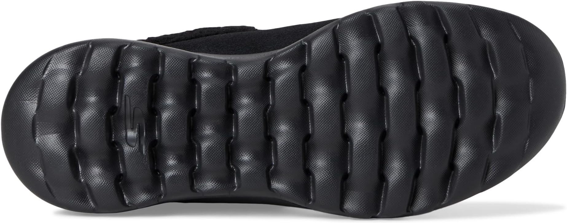 Тапочки SKECHERS Women's On-the-go Joy Suede Moc Toe Slipper, Black/Black — фото 3