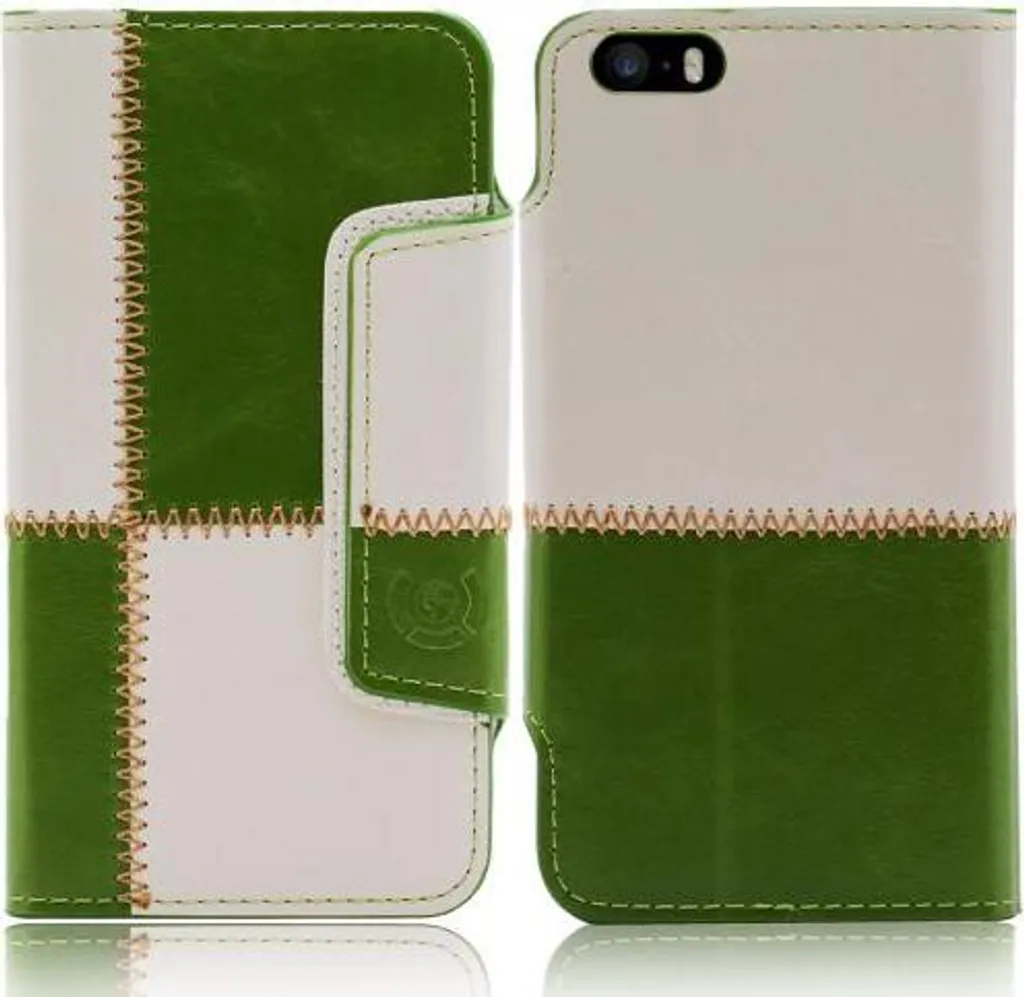 

Чехол для Apple iPhone 5 5S numia book style, размер выкройки 1/4n, белый
