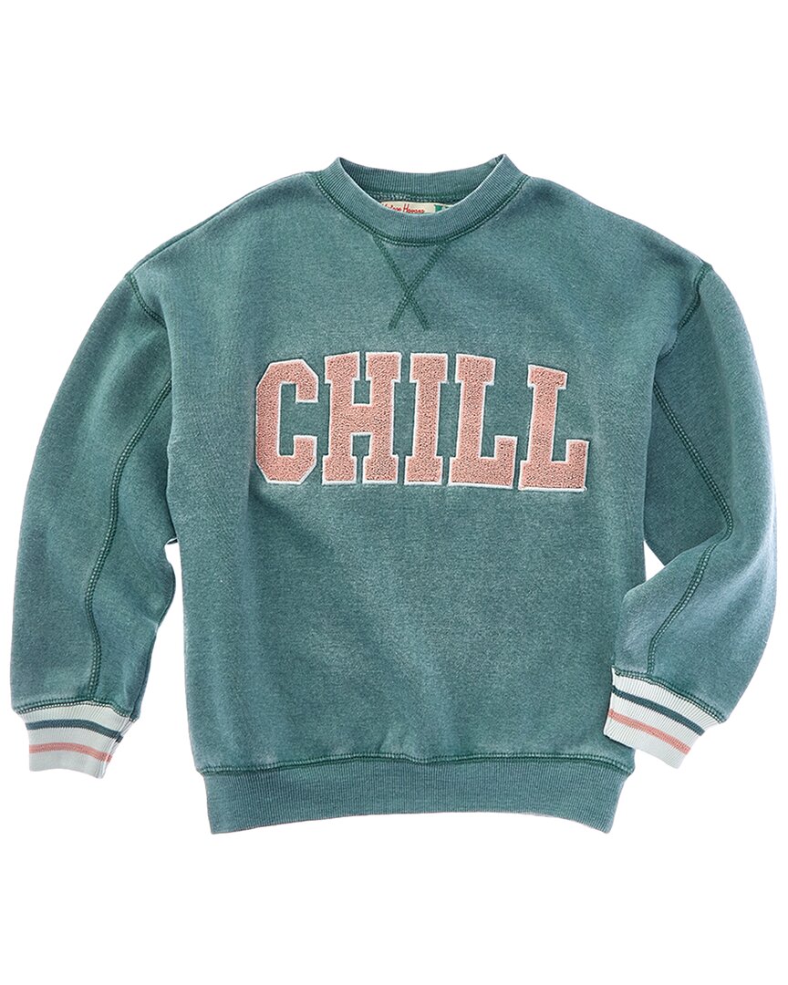 

Винтажный свитер с нашивкой «Havana Stripe Cuff Chill» Vintage Havana, зеленый