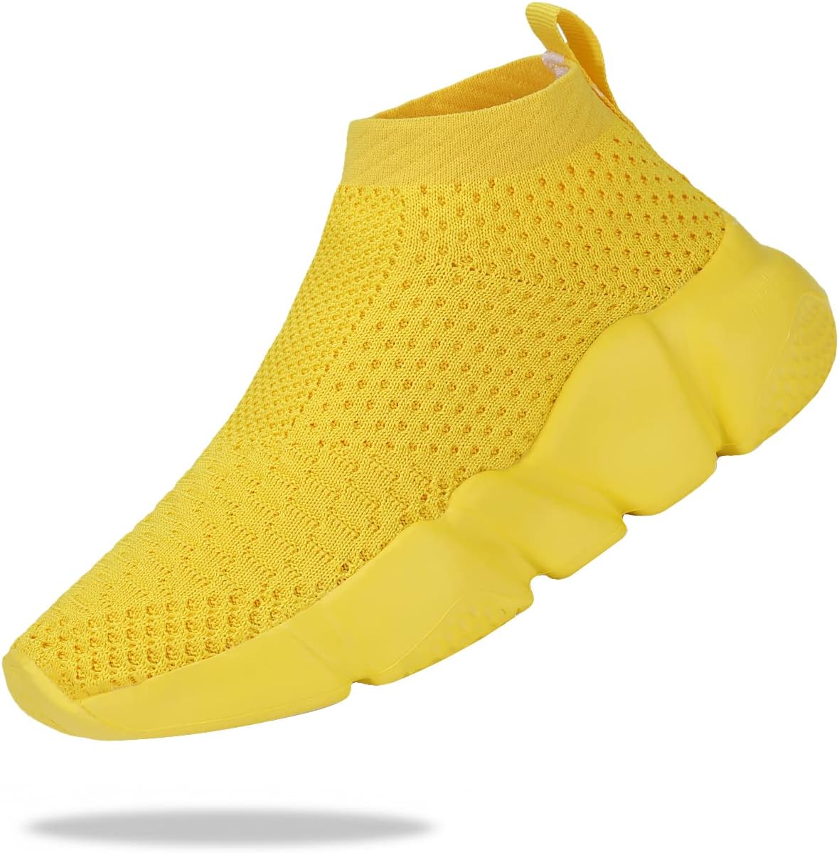 

Детская обувь Santiro для мальчиков, носки-туфли для девочек, дышащие вязаные слипоны, желтый