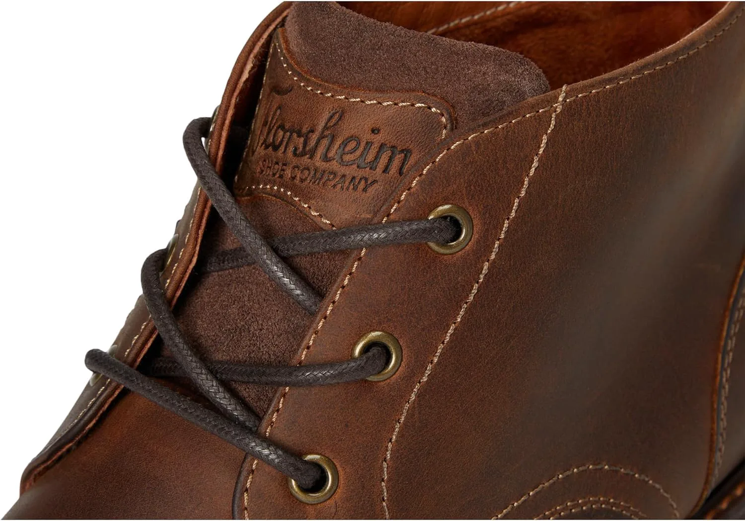 Мужские ботинки Florsheim Lodge Plain Toe 3-eye Chukka Boot, коричневый — фото 2