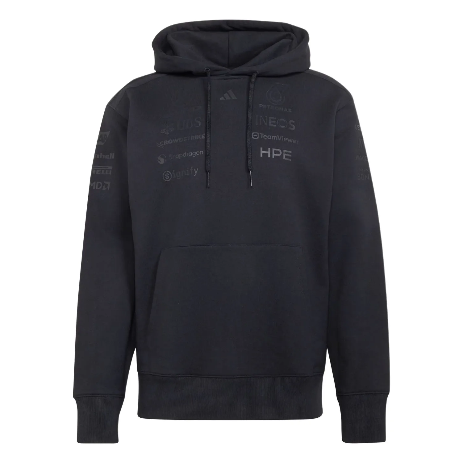 Спортивный свитшот MERCEDES AMG PETRONAS FORMULA 1 TEAM мужской Adidas, черный