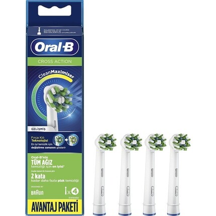 

Головки зубной щетки Cross Action Value Pack 4 шт Oral-B