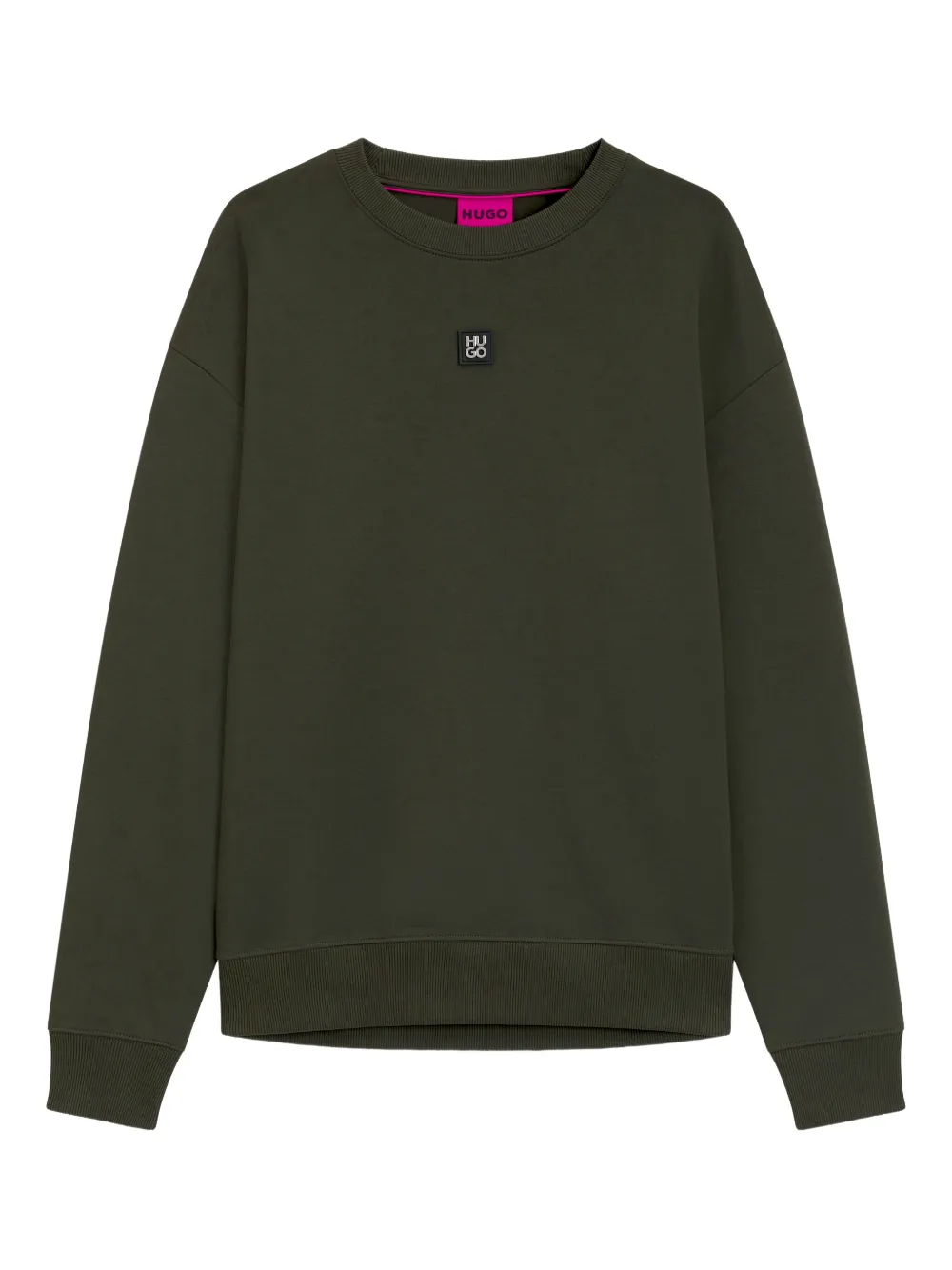 

Свитшот с нашивкой-логотипом HUGO, зеленый
