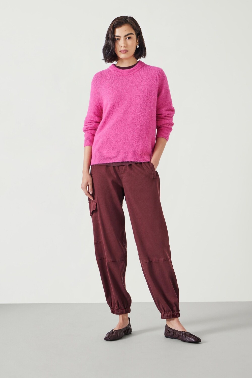 

Брюки карго Ava Washed Hush, красный