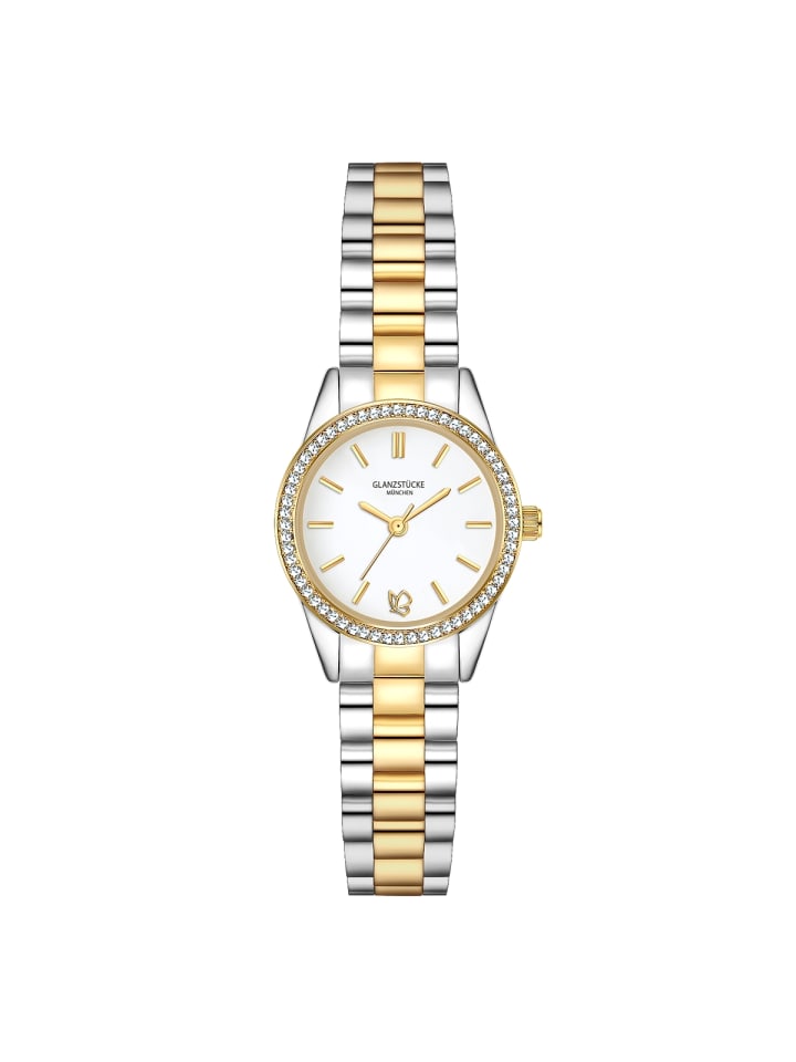 

Glanzstücke München Часы из нержавеющей стали в серебристо-желтом золотом исполнении