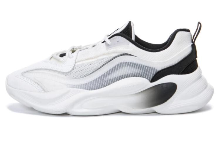 

Кроссовки ERKE Lifestyle Shoes Men Low-top Black/White, черный/белый