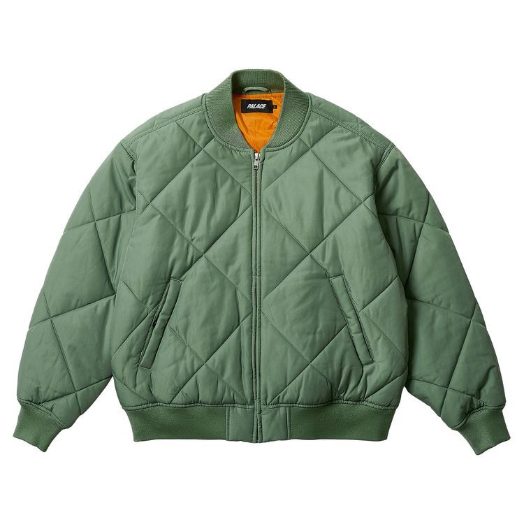 

Куртка Palace Fairy Bomber Jacket 'Olive', зеленый