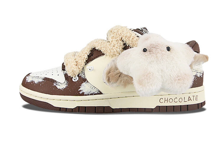 

Кроссовки Nike Dunk Skateboard Shoes Women's Low-Top Beige