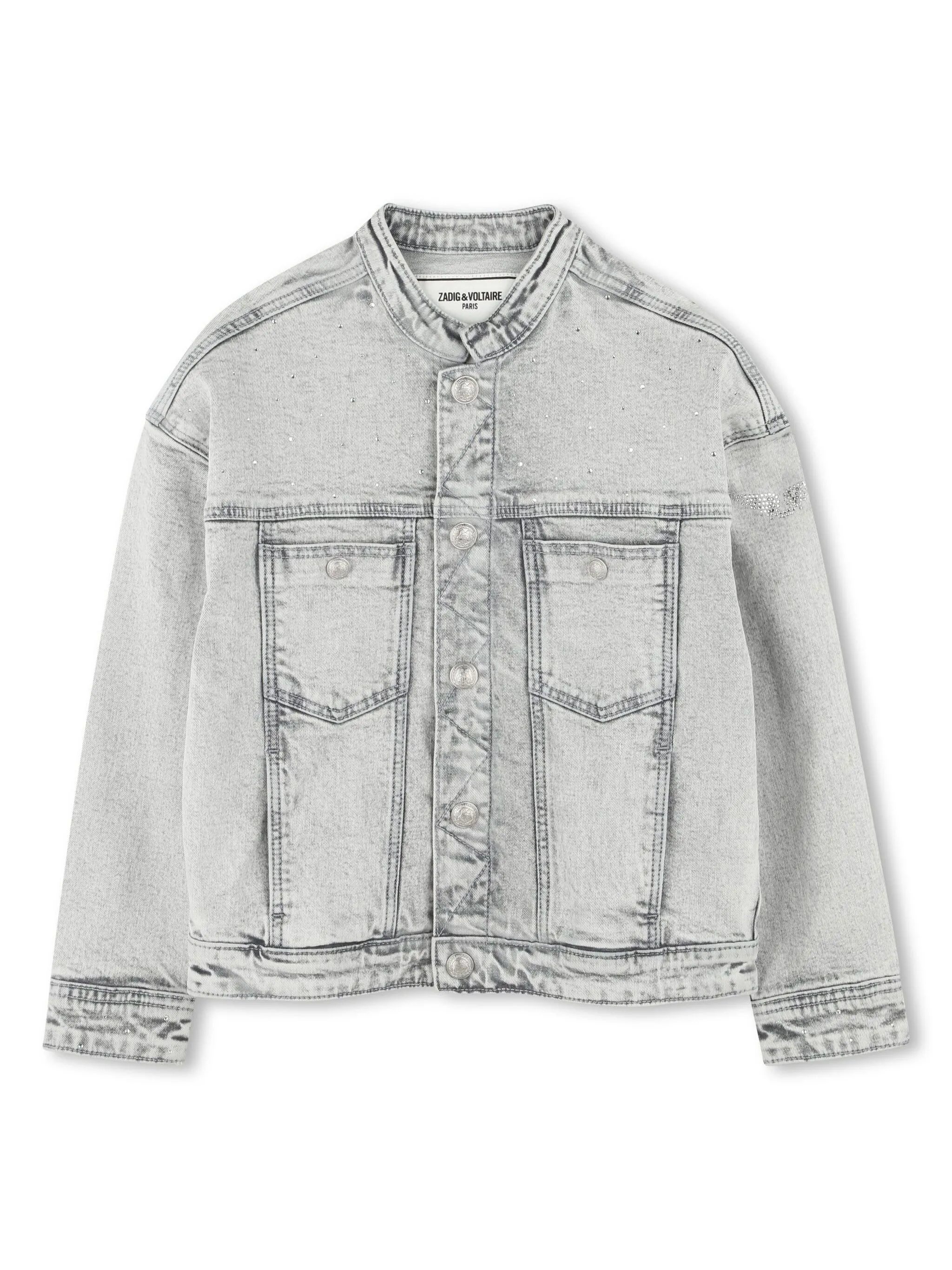 

Джинсовая куртка Zadig & Voltaire Kids, серый