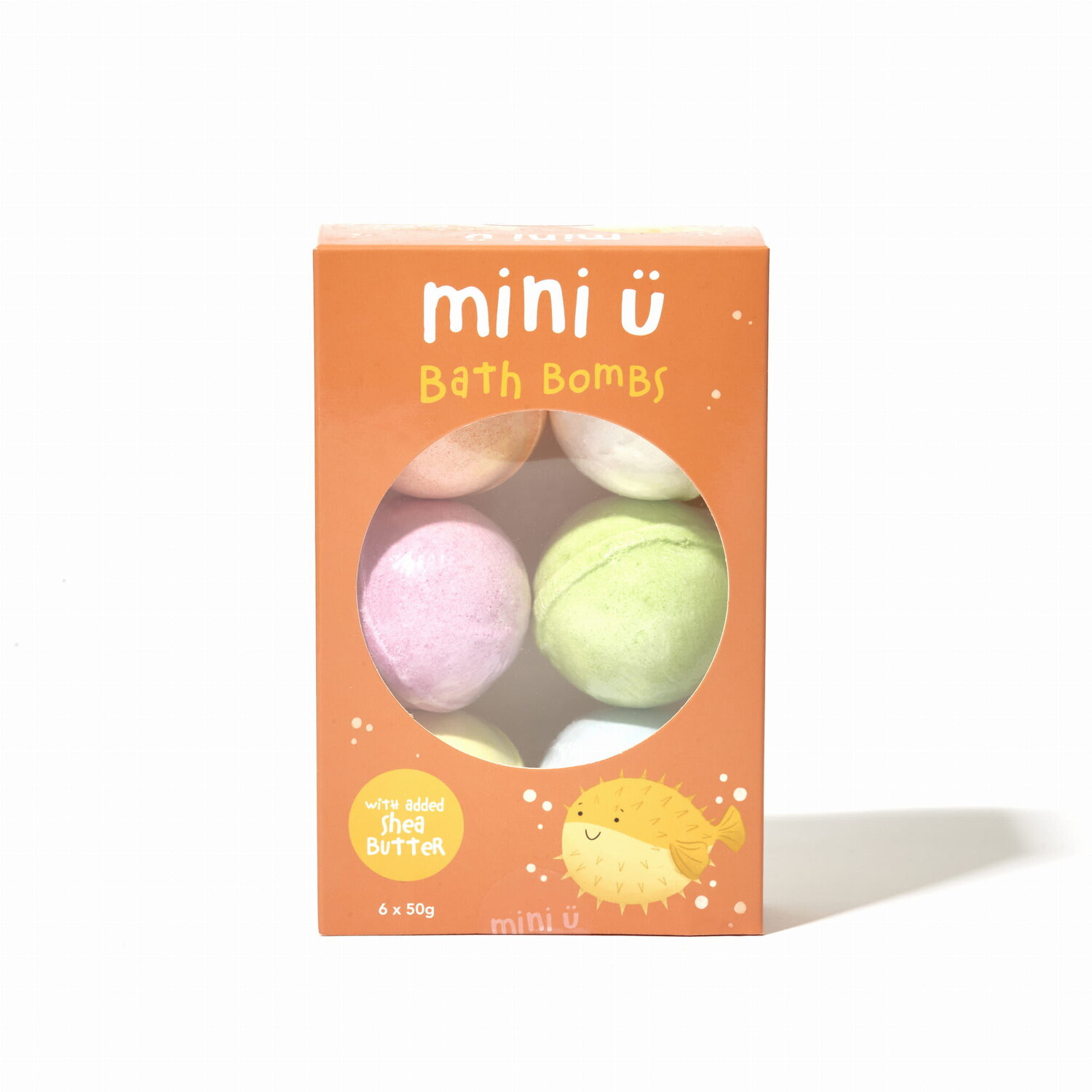 

Набор: игристые бомбочки для ванны детские Mini U, 6x50 гр
