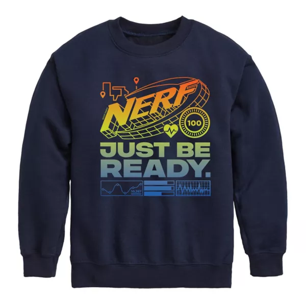 

Флисовая толстовка Just Be Ready для мальчиков 8-20 лет Nerf, синий