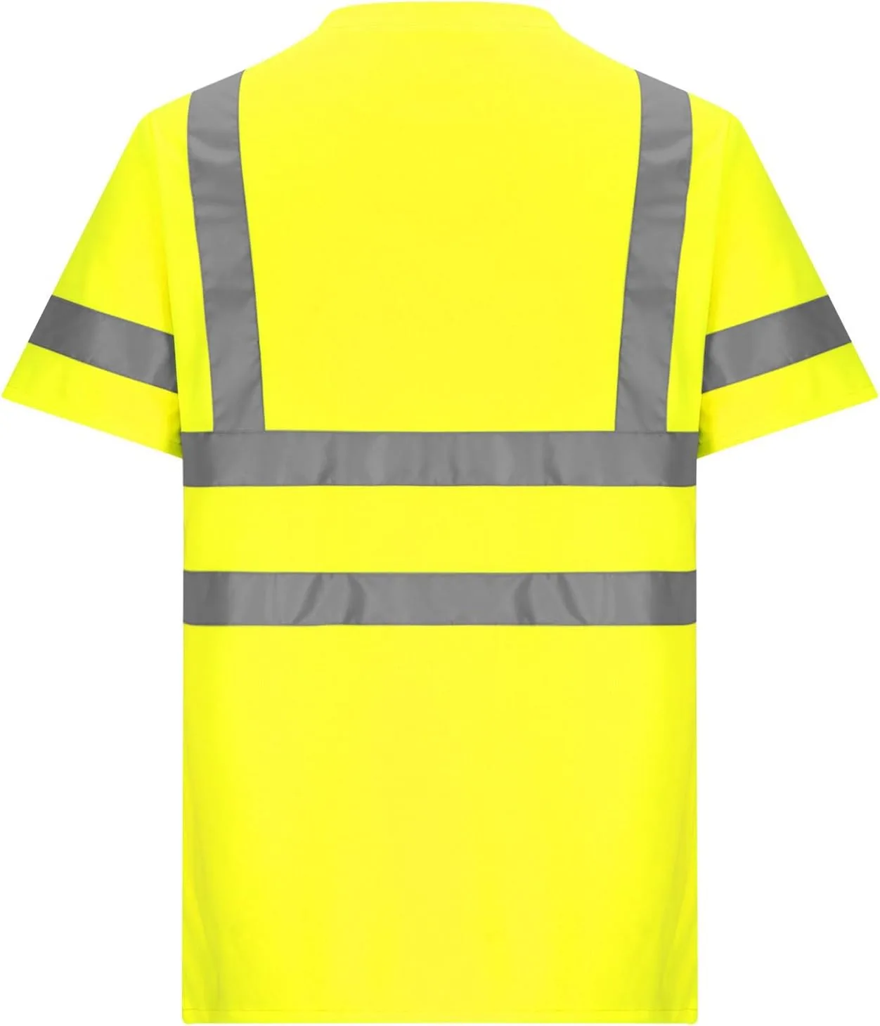 Футболка с коротким рукавом для мужчин, High Visibility, с отражающими полосами и карманами — фото 2