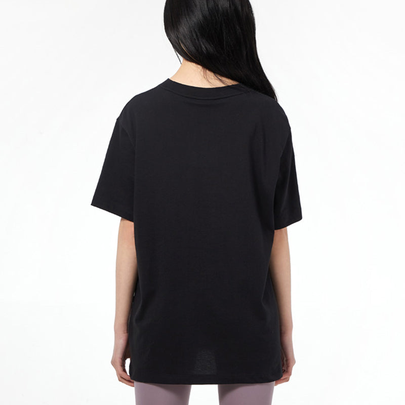 Футболка (WMNS) Nike Air Logo Casual Sports Short Sleeve Black T-Shirt — фото 3