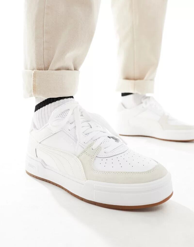 

Белые кроссовки Puma CA Pro Classic с резиновой подошвой - БЕЛЫЙ, Серый, Белые кроссовки Puma CA Pro Classic с резиновой подошвой - БЕЛЫЙ