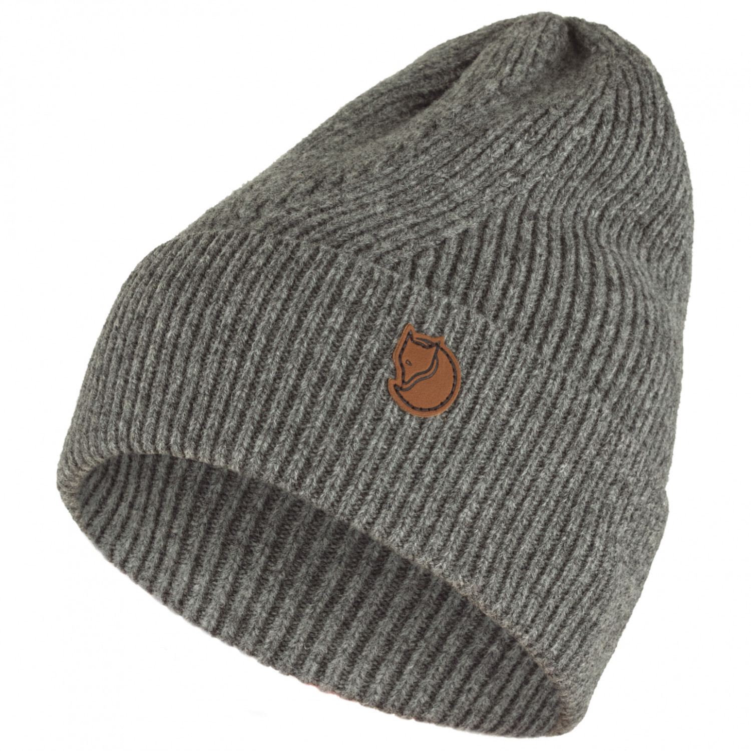 

Шапка Fjällräven Directional Rib Beanie, серый