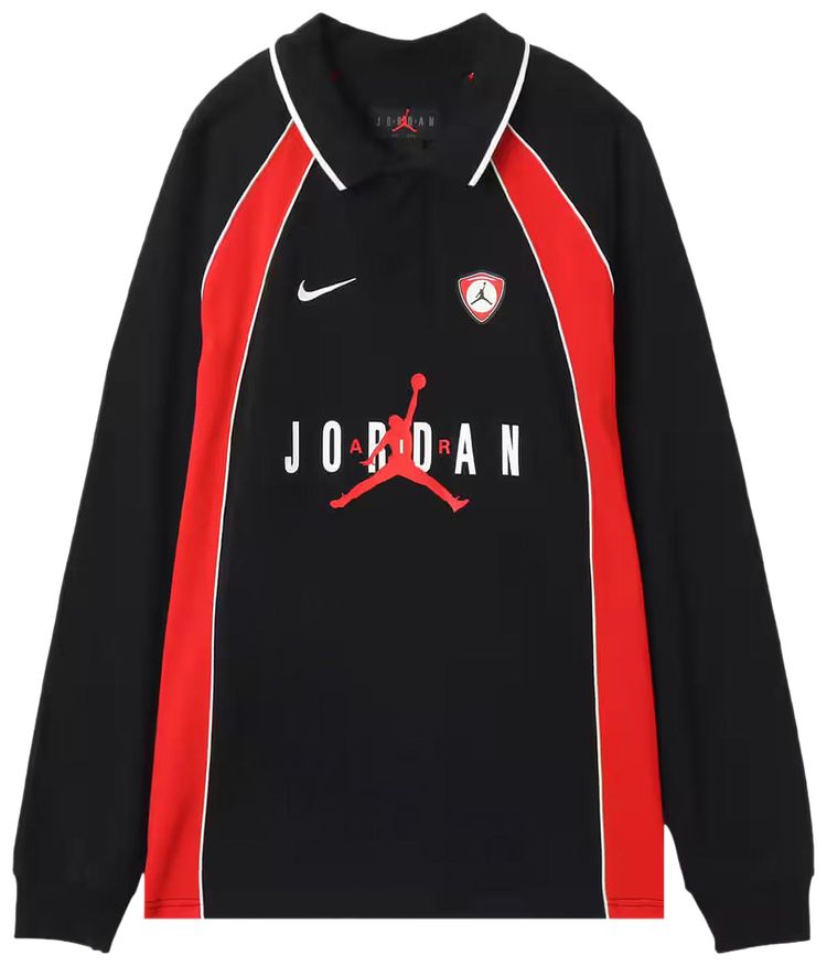 

Футболка-поло с длинными рукавами Air Jordan Flight, черный