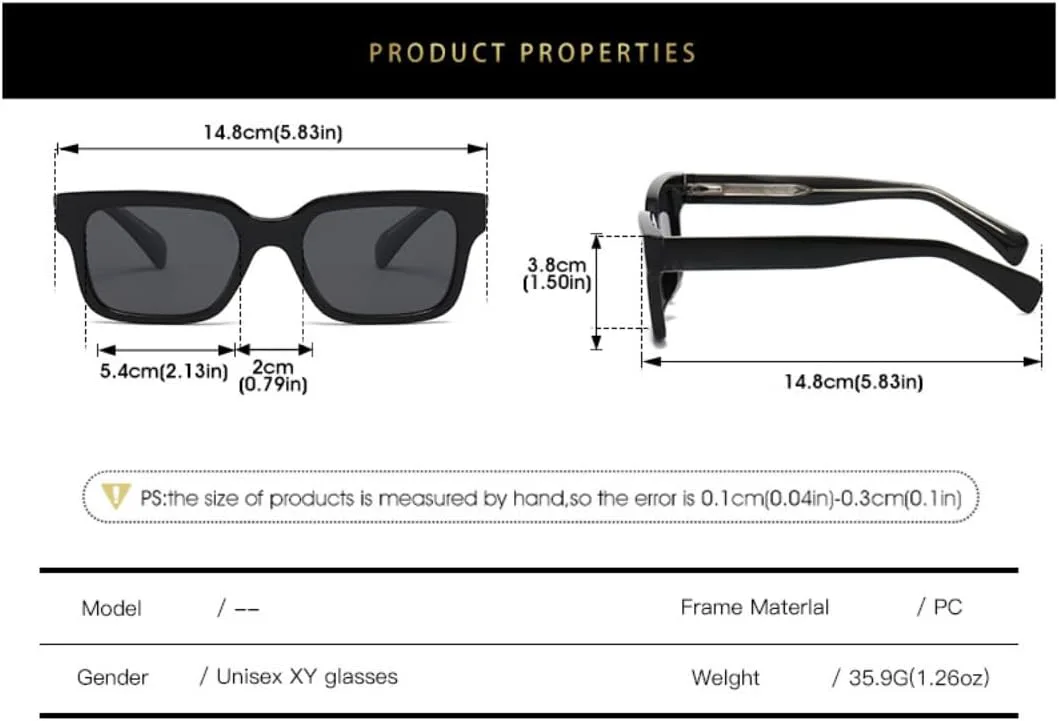 

Солнцезащитные очки для мужчин и женщин - защита UV400 - черные линзы, легкая оправа для занятий спортом на открытом воздухе и вождения DSVIGF, Black Brown