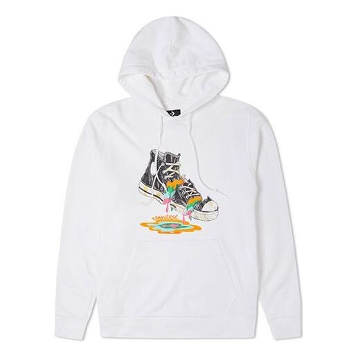 

Толстовка Converse Shoes Printing Fleece Lined White, белый
